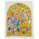 Marc Chagall (Russian/French, 1887-1985), colour lithograph, 'The Tribe for Joseph', signed in