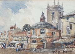 John Fulleylove (1845-1908), watercolour, ‘Wycombe’, signed and dated 1891, 12 x 17cm