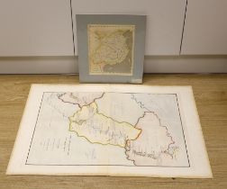 Two maps of China comprising, J. Barrow, Sketch of a Journey from Hang-Tchoo-Foo to Quang-Tchoo-