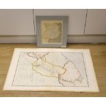 Two maps of China comprising, J. Barrow, Sketch of a Journey from Hang-Tchoo-Foo to Quang-Tchoo-