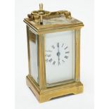 A miniature carriage timepiece, 8.5cm high