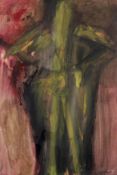 Cliff Holden (1919-2020), gouache on paper, Standing female nude, signed and dated ‘59, 110 x