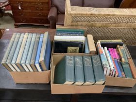° ° Four boxes of assorted books, mainly architectural subjects