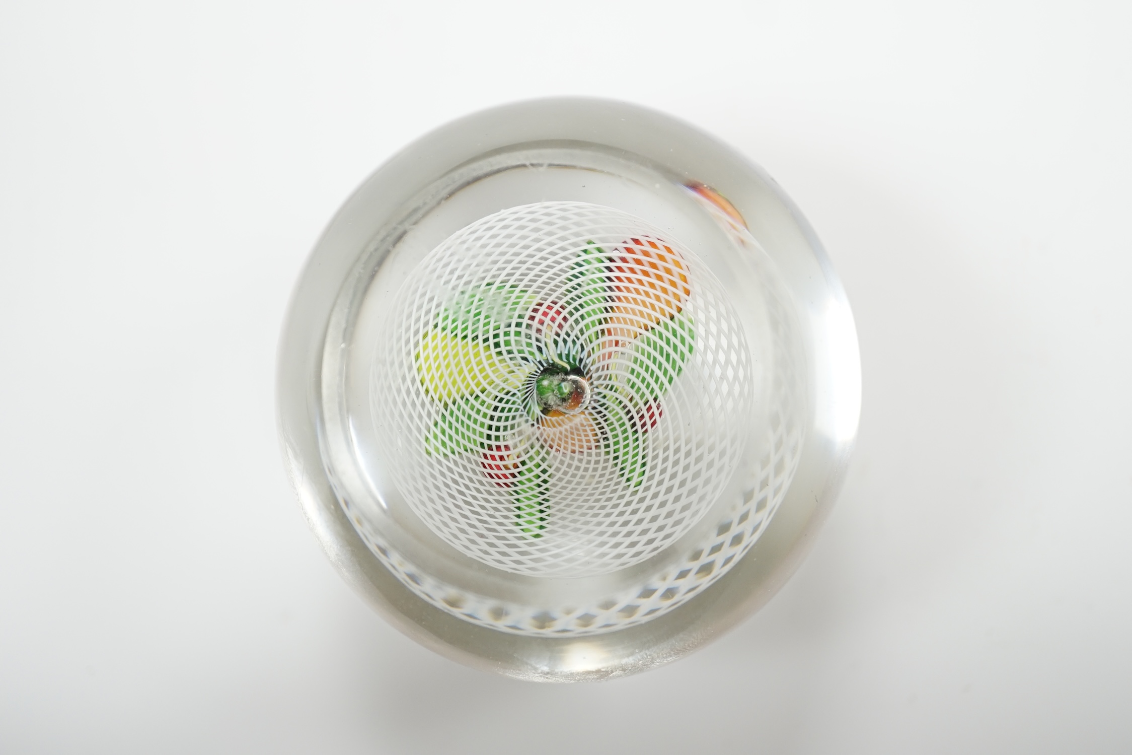 A St Louis glass fruit paperweight, 6cm in diameter - Image 4 of 4
