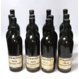 Twelve bottles of Cockburns vintage port, 1970