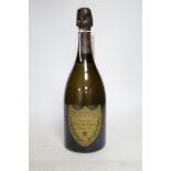 A boxed bottle of Moët et Chandon Dom Perignon 1985 champagne