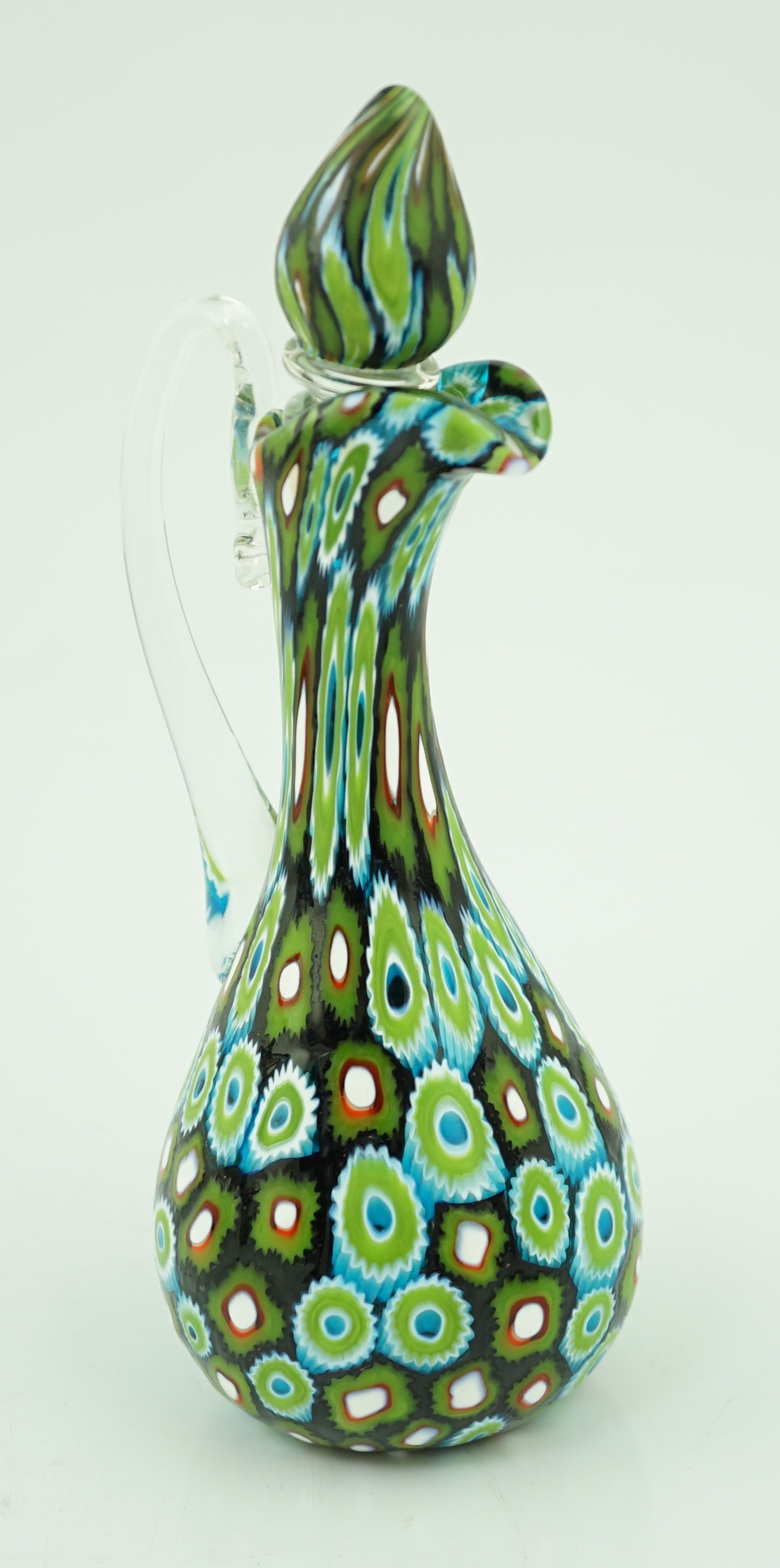 ** ** A Murano glass Murrine carafe and stopper, unsigned, 23cmPlease note this lot attracts an - Image 3 of 11
