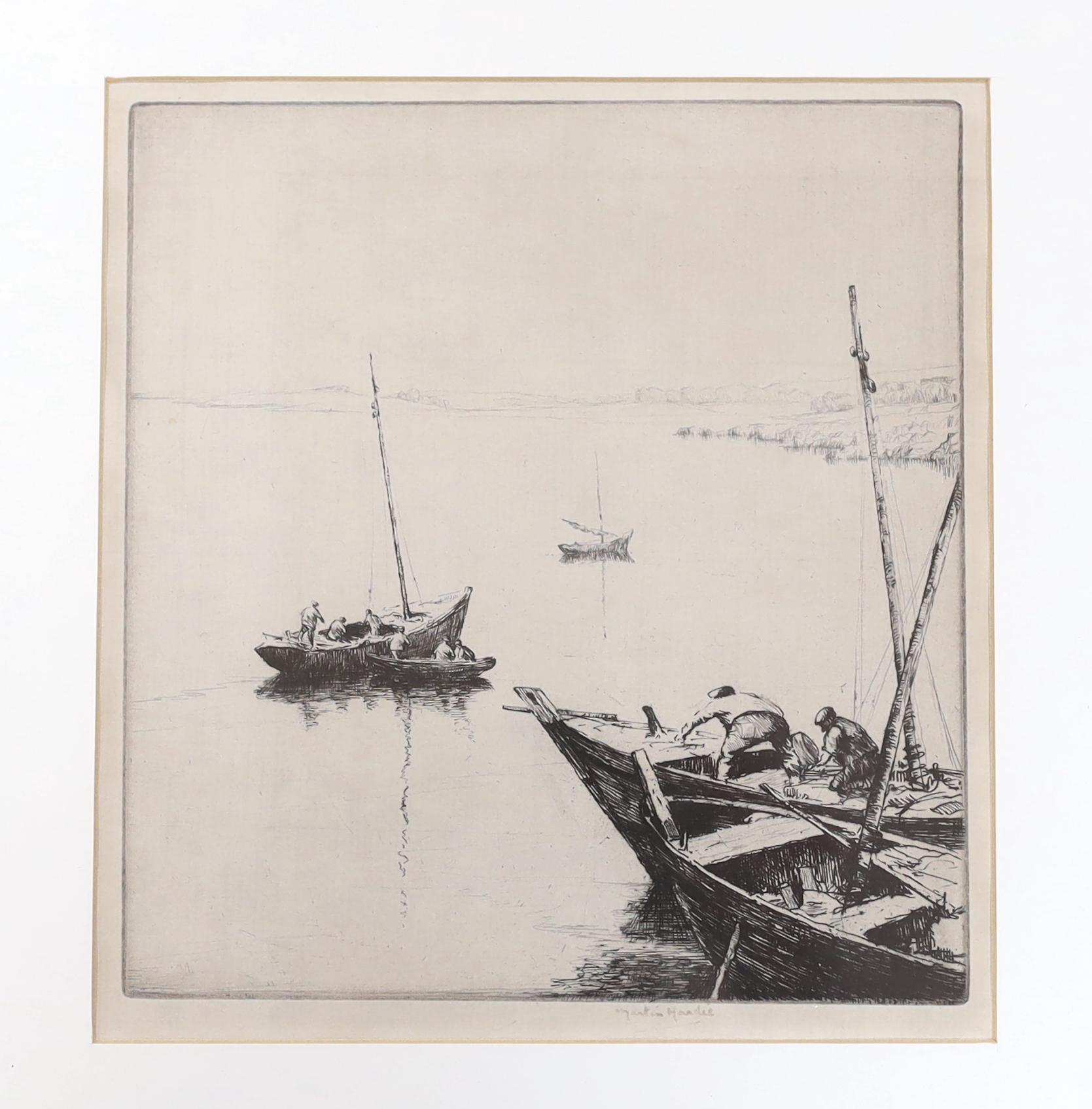 Two pencil signed etchings comprising William Douglas Macleod (1892-1963), ‘Washerwoman Chinon, - Image 3 of 4
