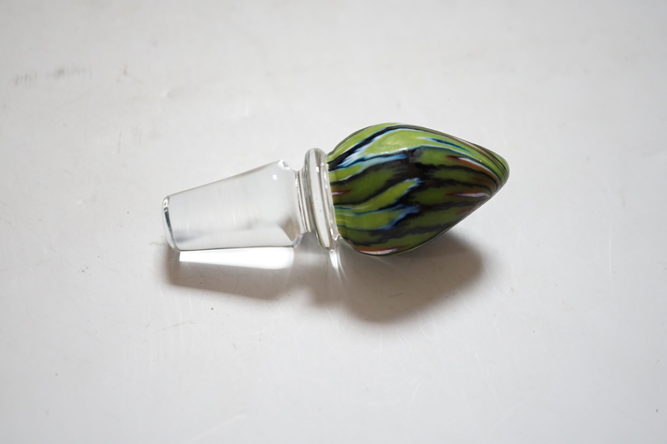** ** A Murano glass Murrine carafe and stopper, unsigned, 23cmPlease note this lot attracts an - Image 10 of 11