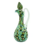 ** ** A Murano glass Murrine carafe and stopper, unsigned, 23cmPlease note this lot attracts an