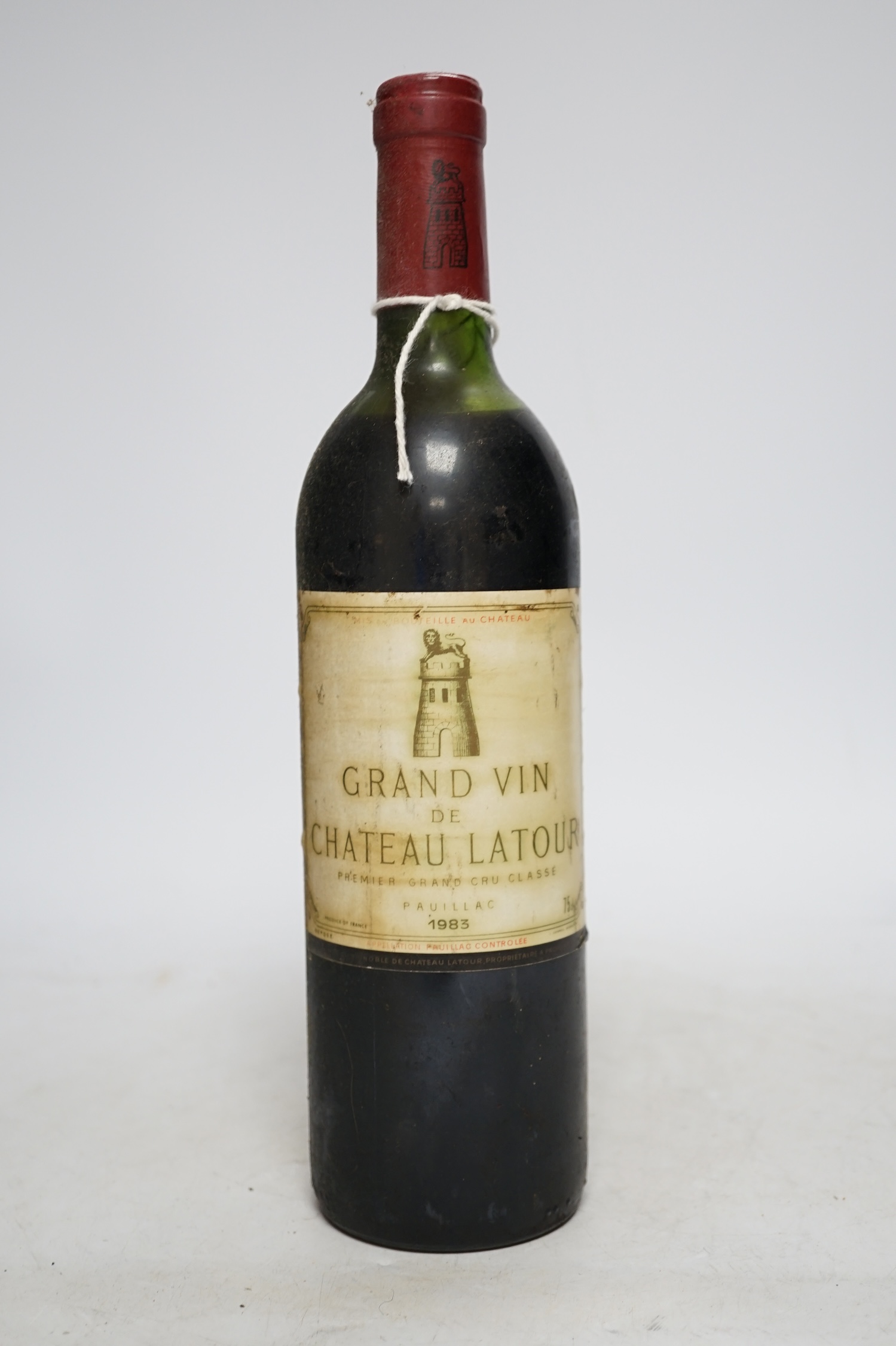 One bottle of Grand Vin De Chateau Latour, 1983