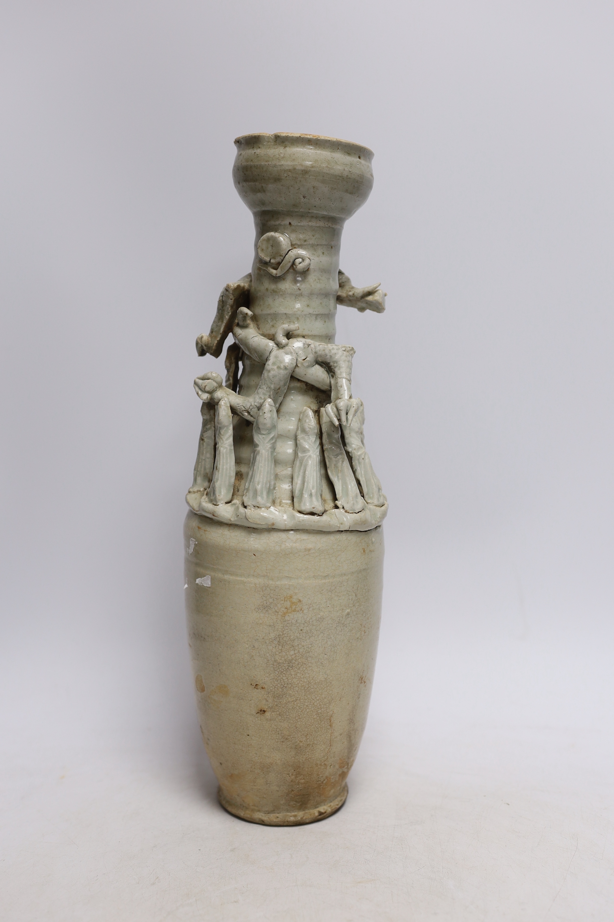 A Chinese qingbai funerary jar, Song dynasty, 35cm high - Image 2 of 4