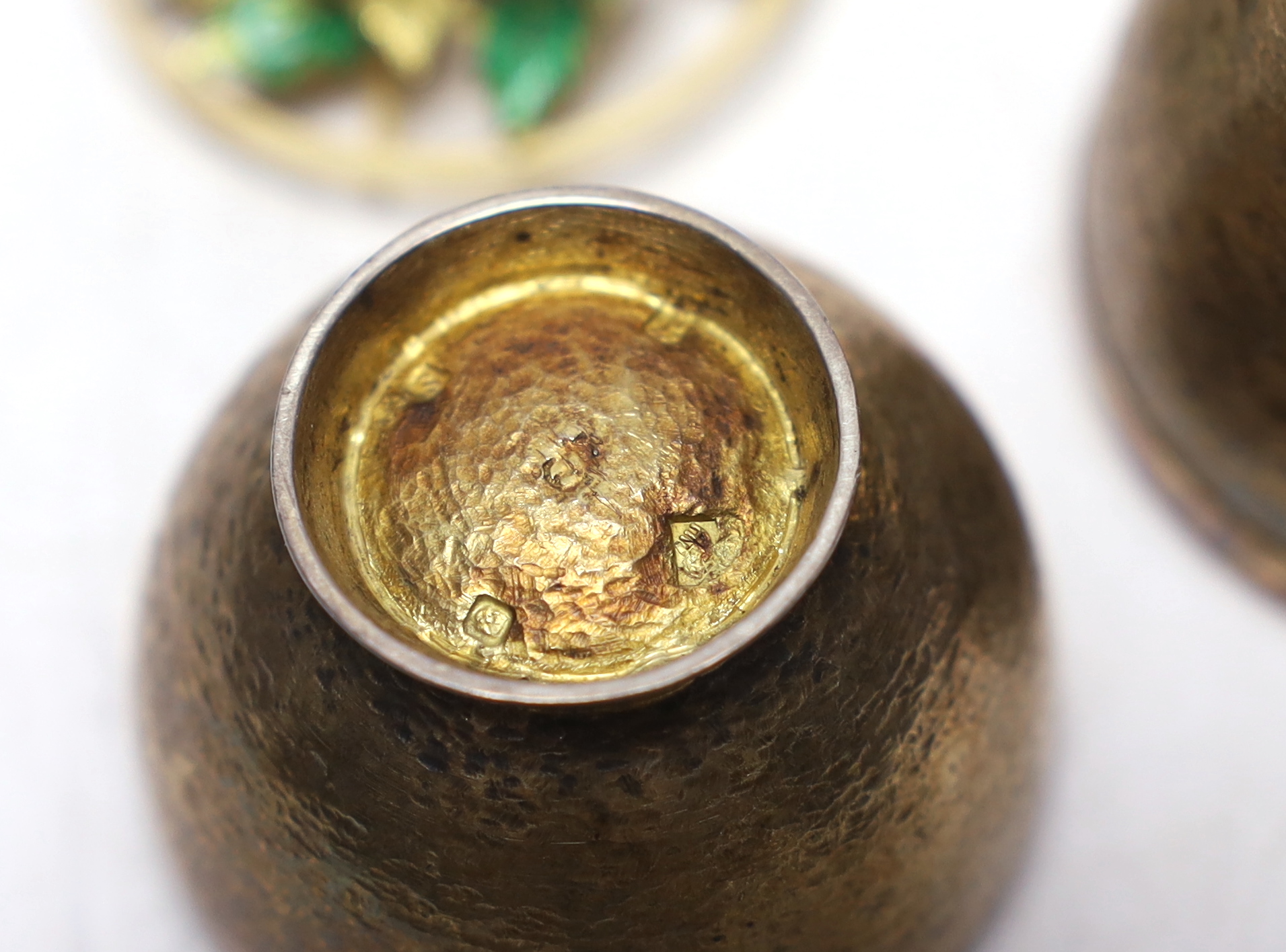 An Elizabeth II silver gilt surprise egg, in the manner of Stuart Devlin, maker possibly Algernon - Image 3 of 3