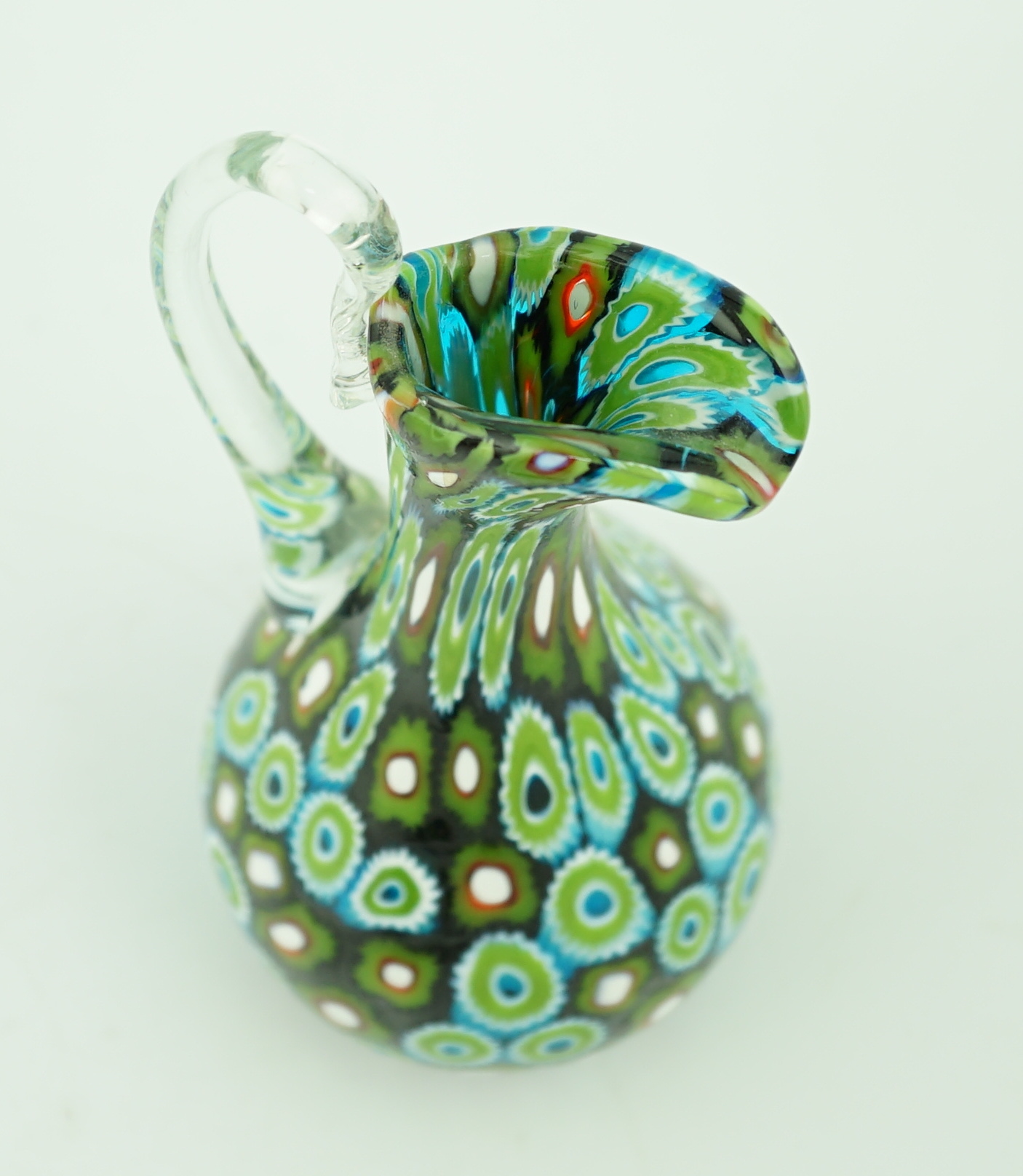 ** ** A Murano glass Murrine carafe and stopper, unsigned, 23cmPlease note this lot attracts an - Image 5 of 11