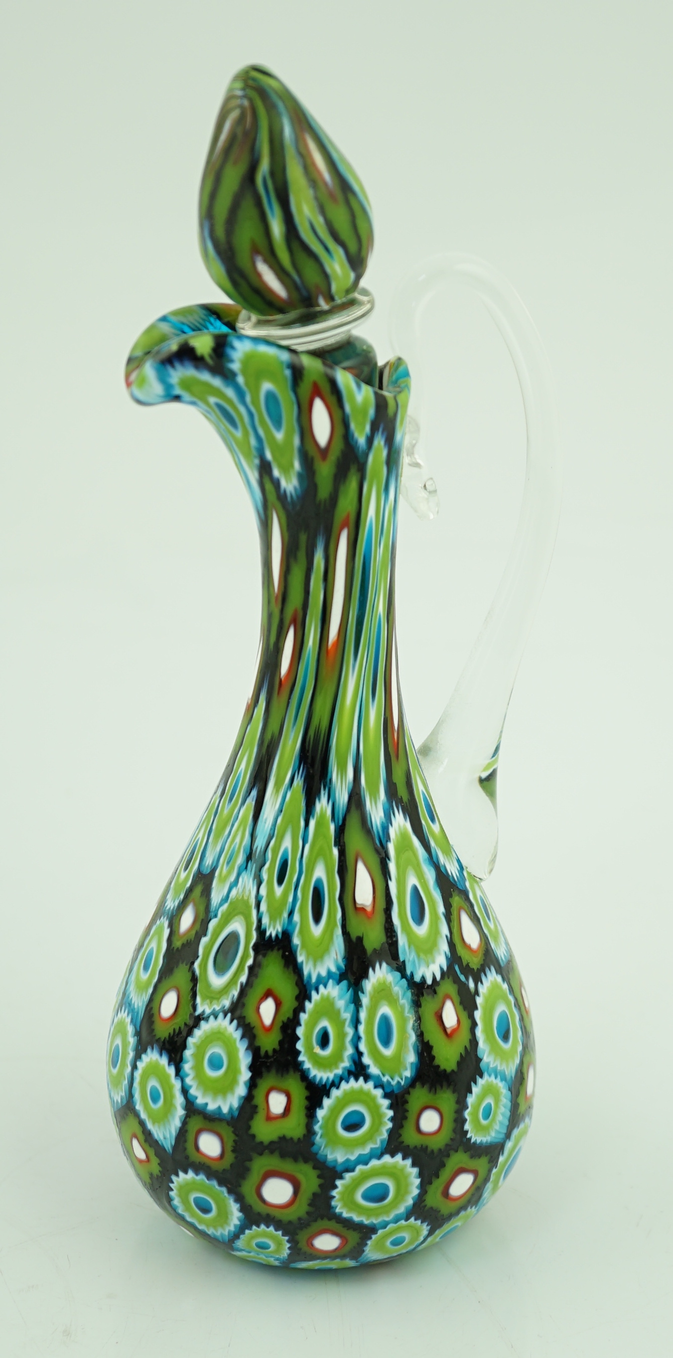 ** ** A Murano glass Murrine carafe and stopper, unsigned, 23cmPlease note this lot attracts an - Image 2 of 11