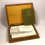 A cased set of silver 'stamps of Royalty' replicas, by Hallmark Replicas Ltd., 1970s