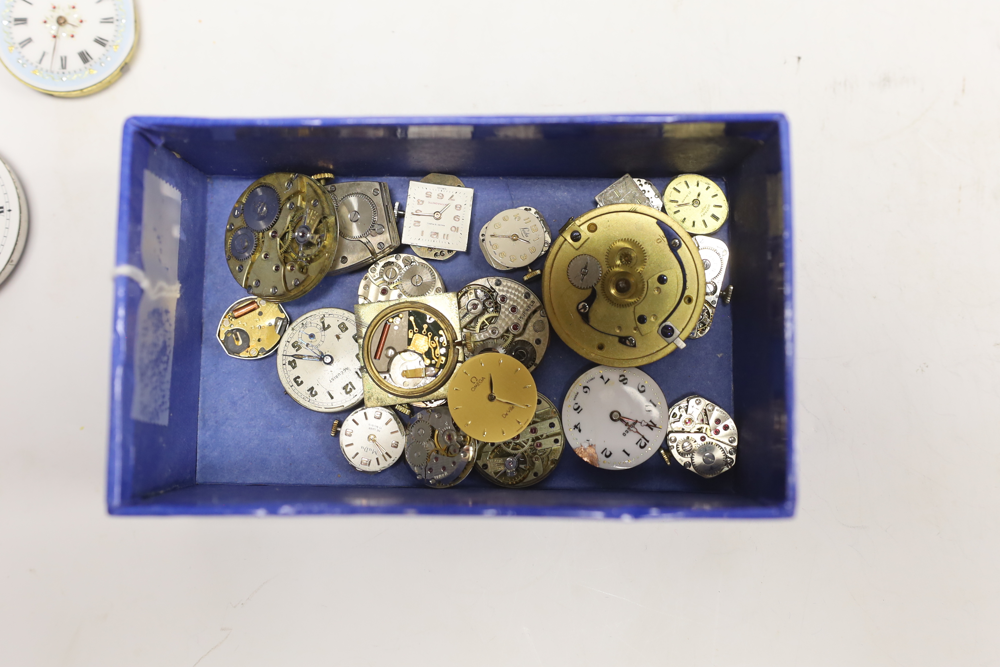 A small quantity of assorted wrist wand pocket watch movements. - Bild 2 aus 2