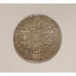 British silver coins, George I shilling SSC 1723, good VF