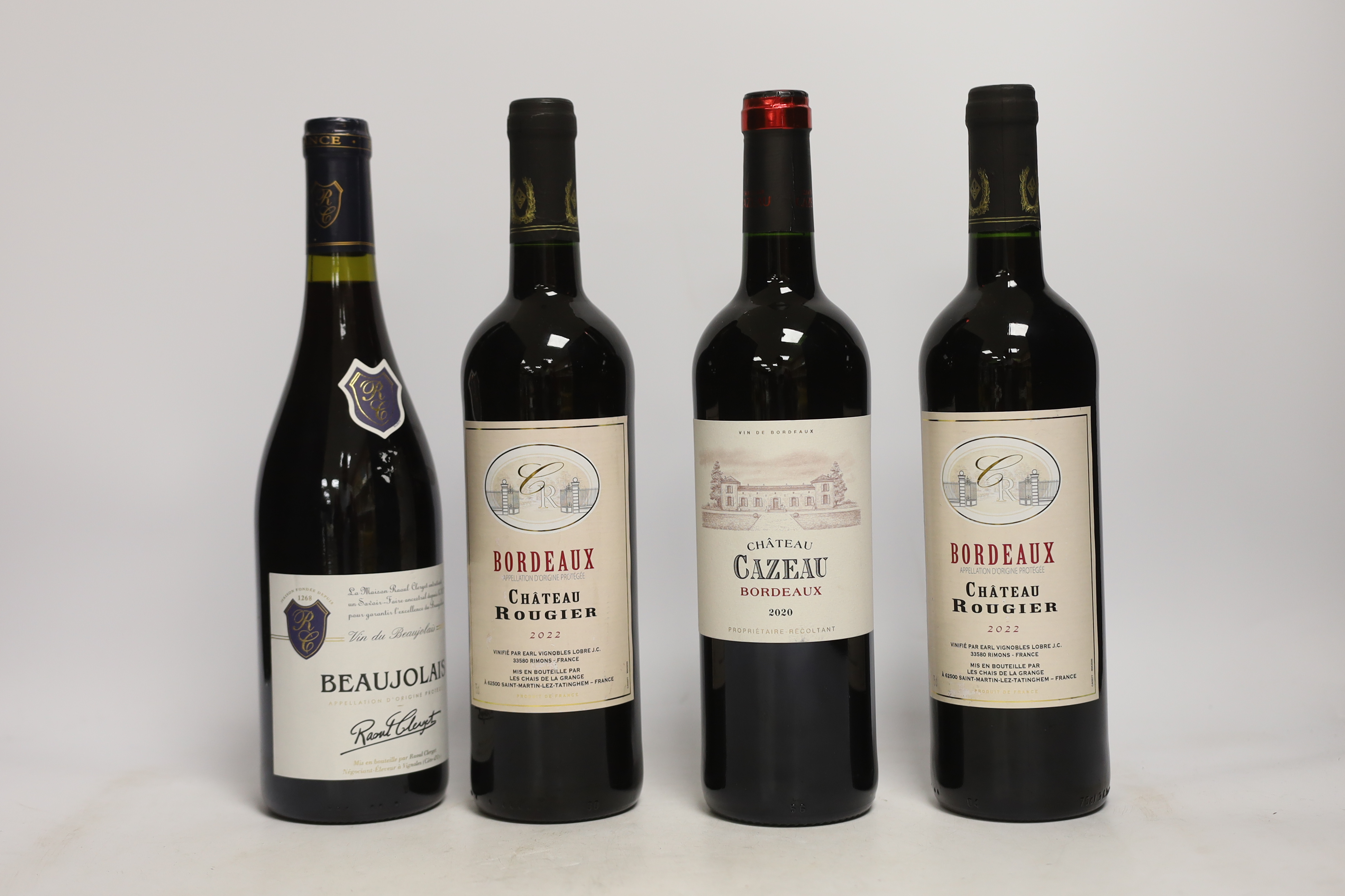 Eight bottles of wine including - three bottles of Moncade Bordeaux, two bottles of Chateau - Image 2 of 2