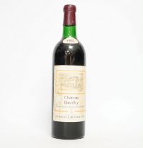 One bottle of Chateau Batailley, 1962