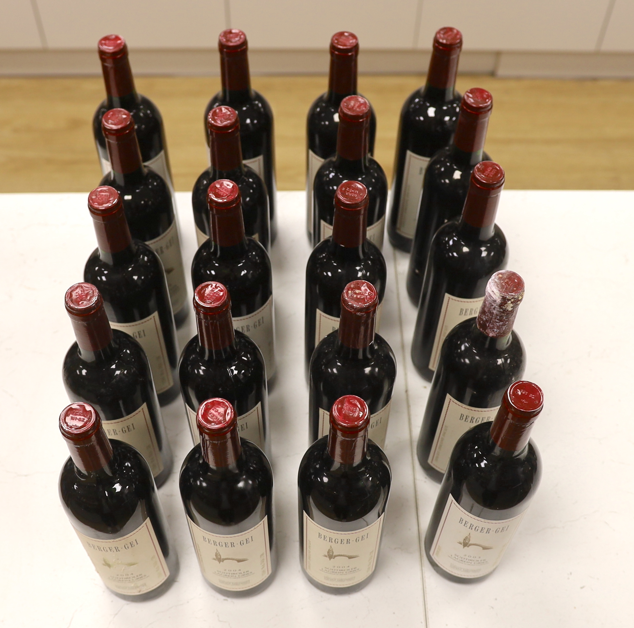 Nineteen bottles of Italian Berger-Gei, 2004 and one 2003. - Image 2 of 2