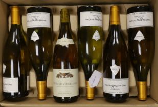 Six bottles of Montagny Premier Cru 2006 and six bottles of Verg Elesses 2008