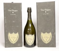 Two boxed bottles of Dom Perignon champagne, 2003