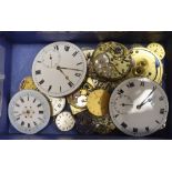A small quantity of assorted wrist wand pocket watch movements.
