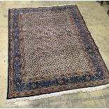 A North West Persian ivory ground carpet, 275 x 210cm