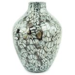 ** ** Vittorio Ferro (1932-2012) A Murano glass Murrine vase, ovoid shaped, with a pale blue and