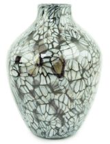 ** ** Vittorio Ferro (1932-2012) A Murano glass Murrine vase, ovoid shaped, with a pale blue and