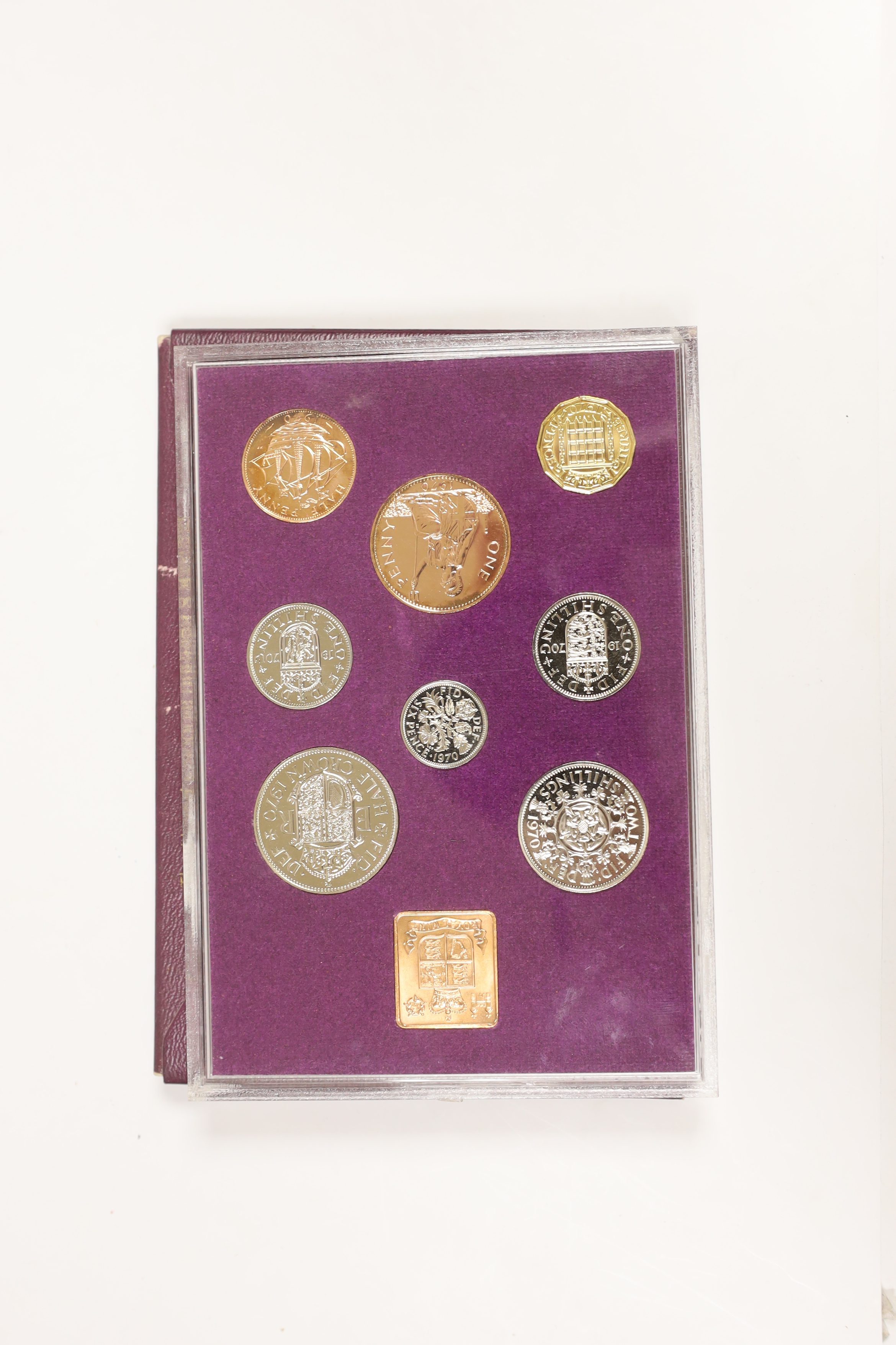 Two UK Brilliant proof coin sets, 1970 - Image 3 of 3