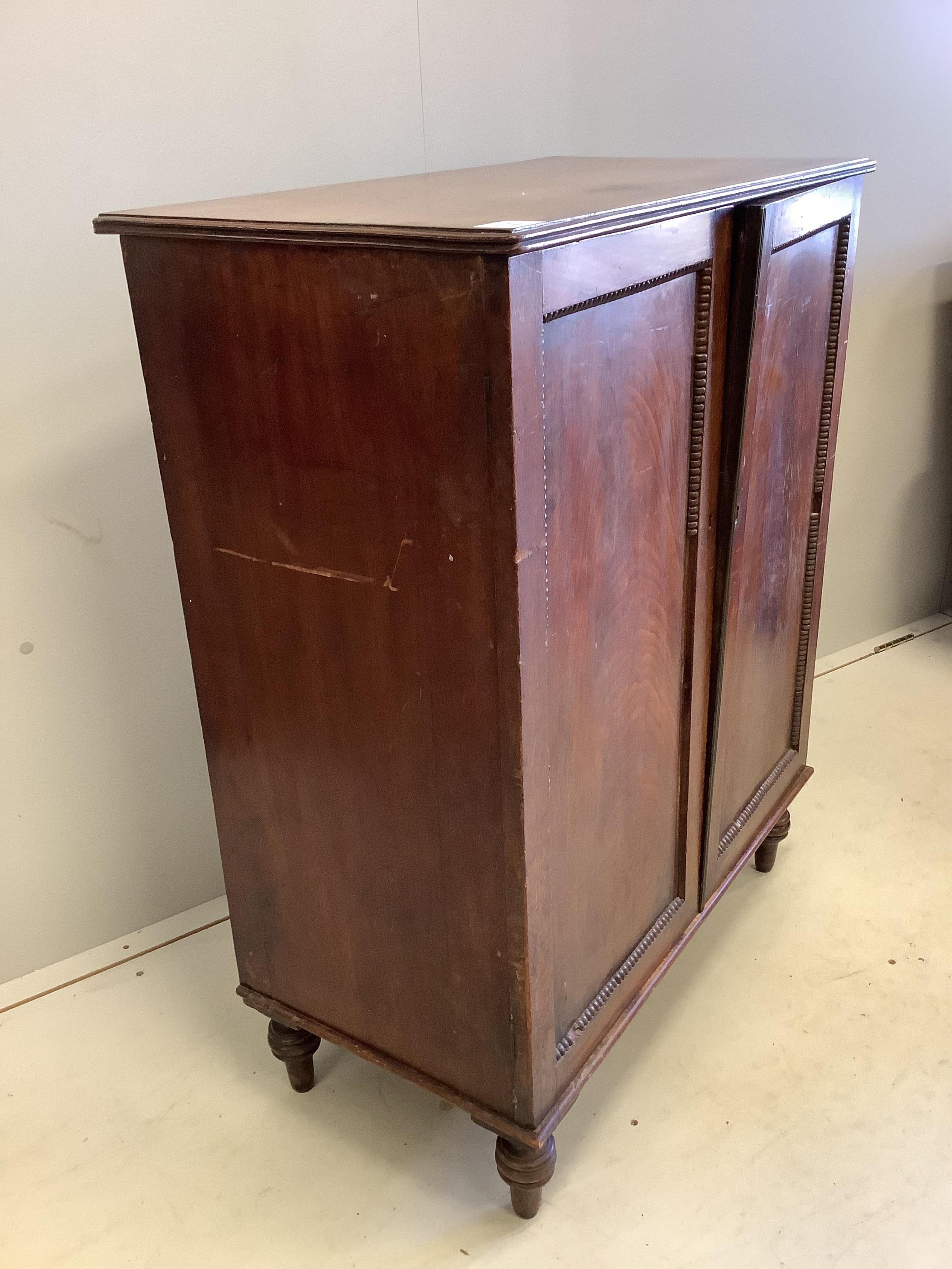 A Regency mahogany two door side cabinet, width 74cm, depth 41cm, height 95cm - Image 2 of 3