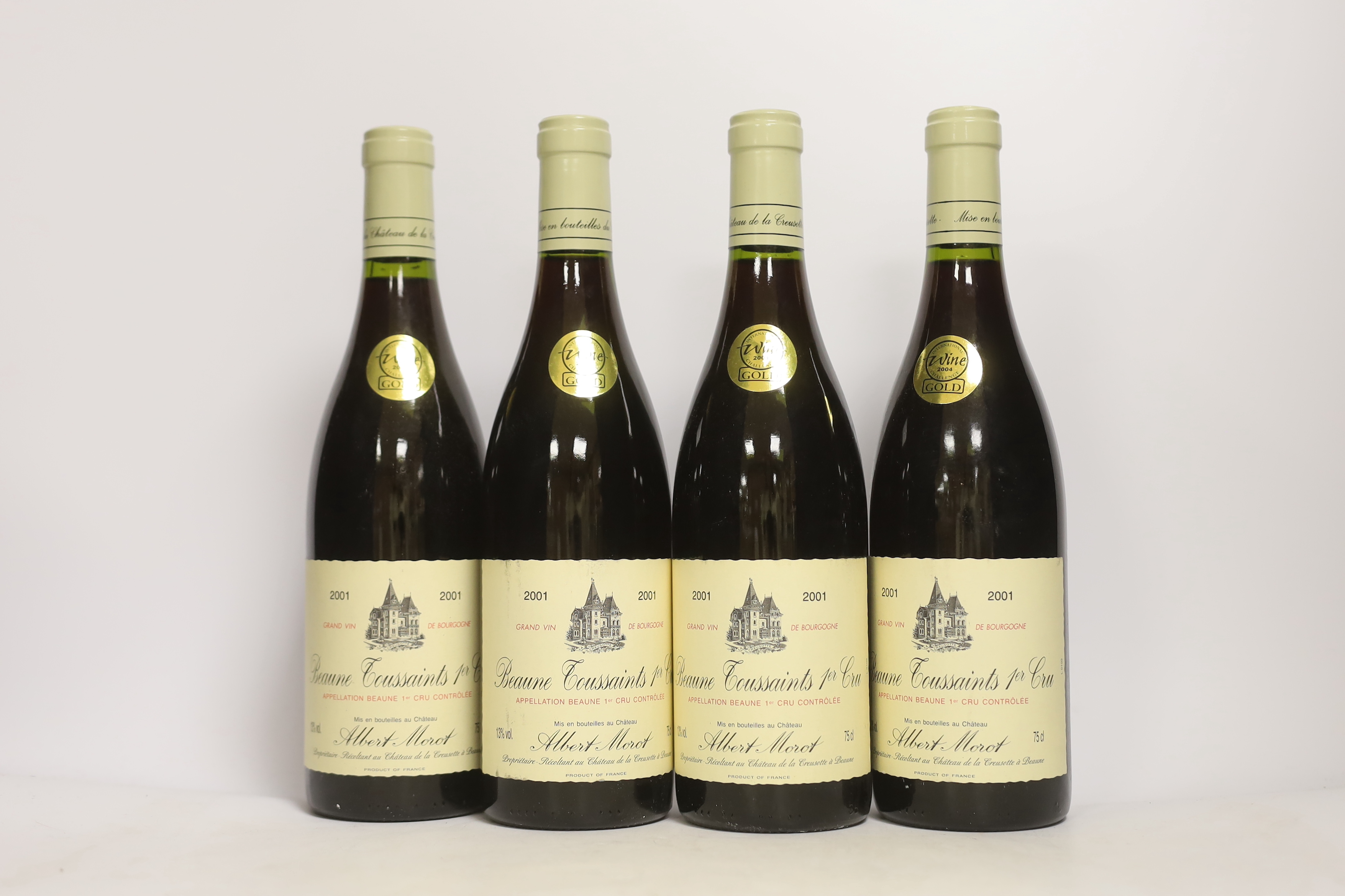 Four bottles of Chateau Corbin Michotte, St. Emilion, 1975 and five bottles of Beaune Toussaints 1er - Image 5 of 6