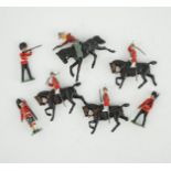 A collection of approx. fifty Britains lead soldiers, including; Cowboys and Indians, Bandsmen,