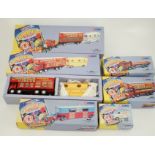 Six boxed Corgi Classics Chipperfields Circus vehicles including; a Scammell Highwayman and trailer,