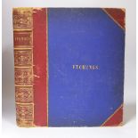 A late 19th century album of black and white photographs of views, principally in Europe and