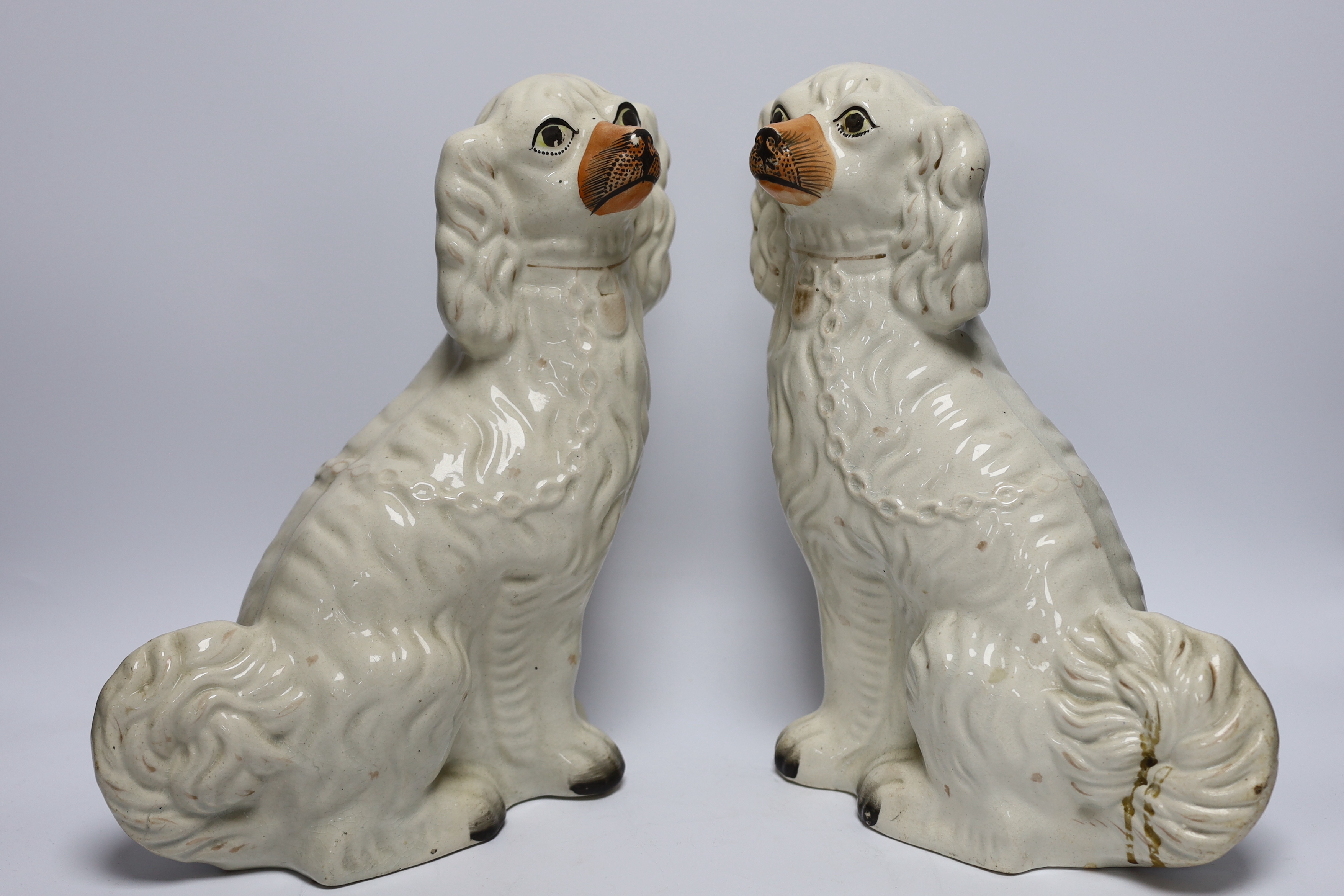 A mixed collection of Staffordshire figure groups to include various spaniels, Prince Albert figure, - Bild 5 aus 5