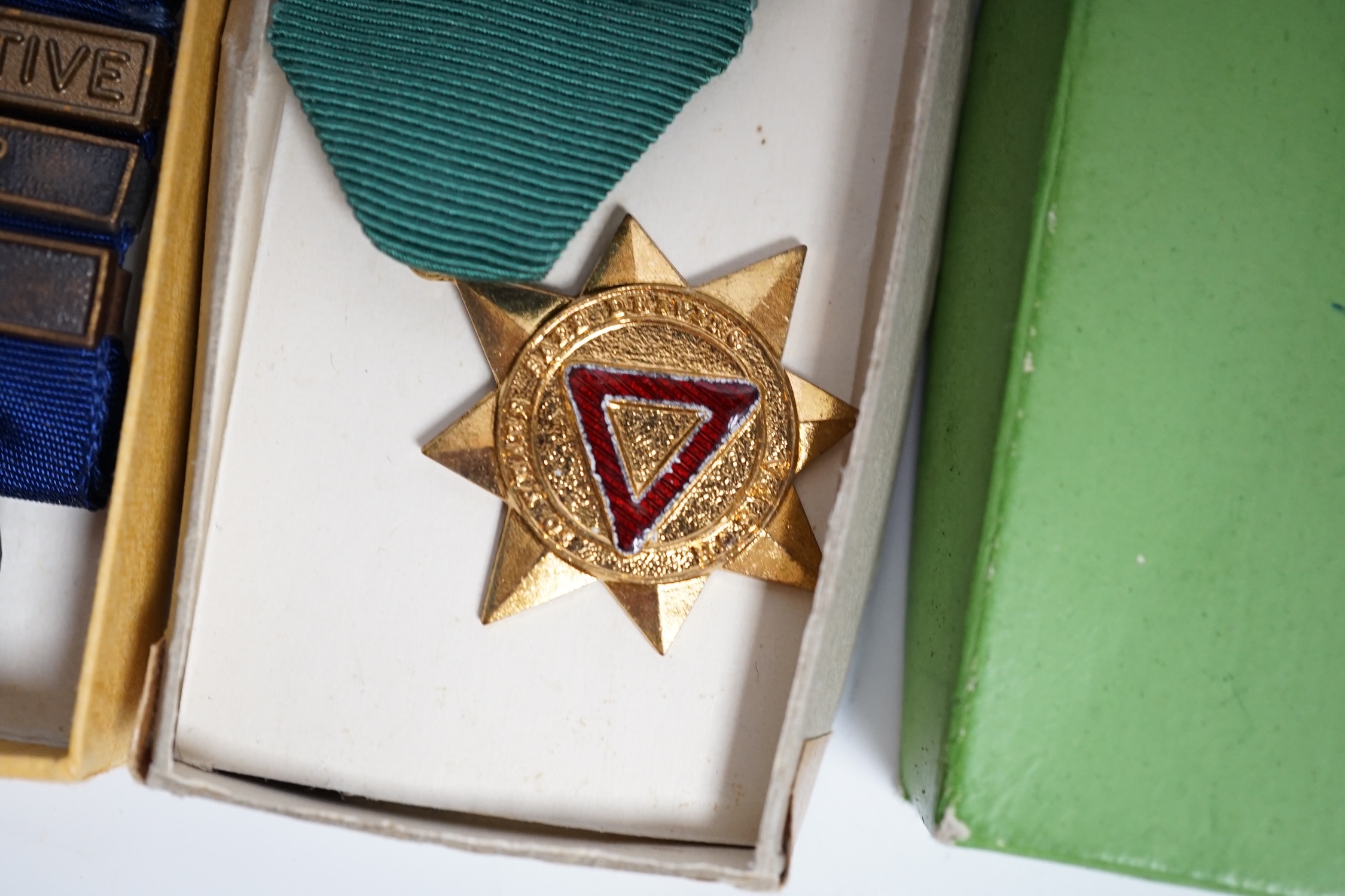 A WWII group of three medals to Harry Thomas Williams, Parachute Regiment together with his post-war - Image 5 of 7