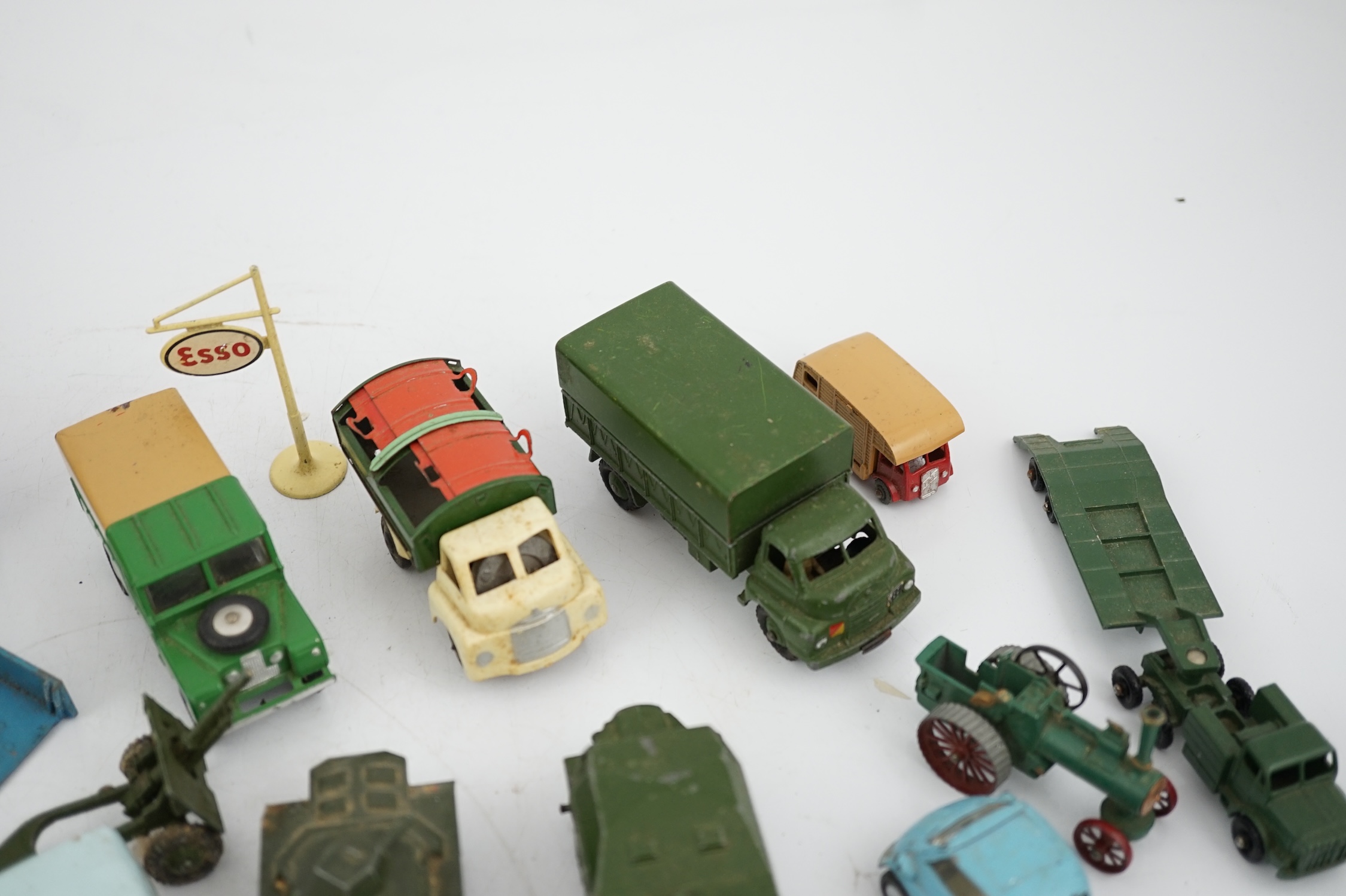 Thirty-eight diecast vehicles by Dinky Toys, Corgi Toys, Matchbox, etc. including a Spot-On BMW - Image 16 of 20