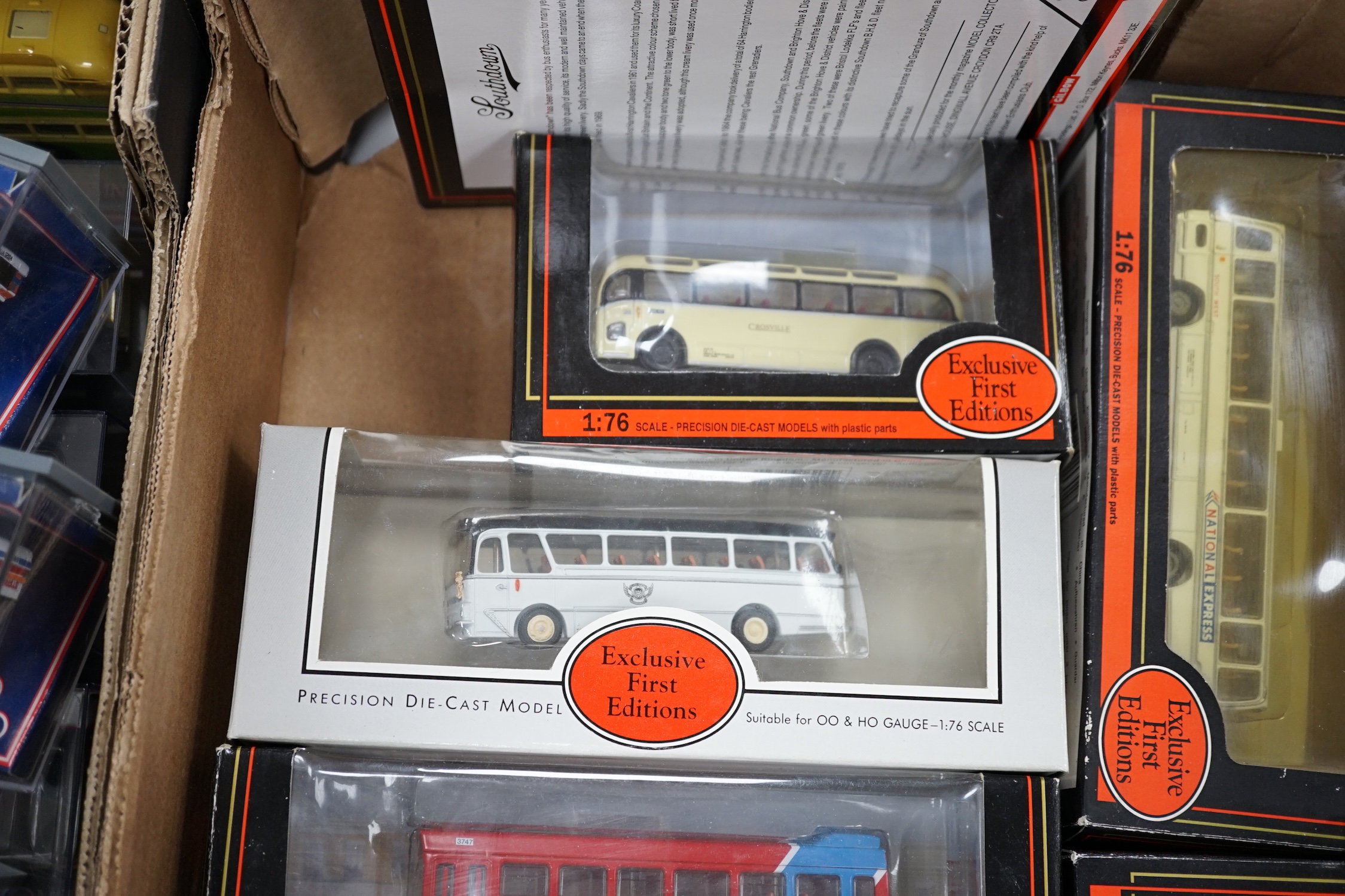 Thirty-two boxed EFE diecast buses, coaches, gift sets, etc. and one Britbus, operators including; - Image 6 of 8