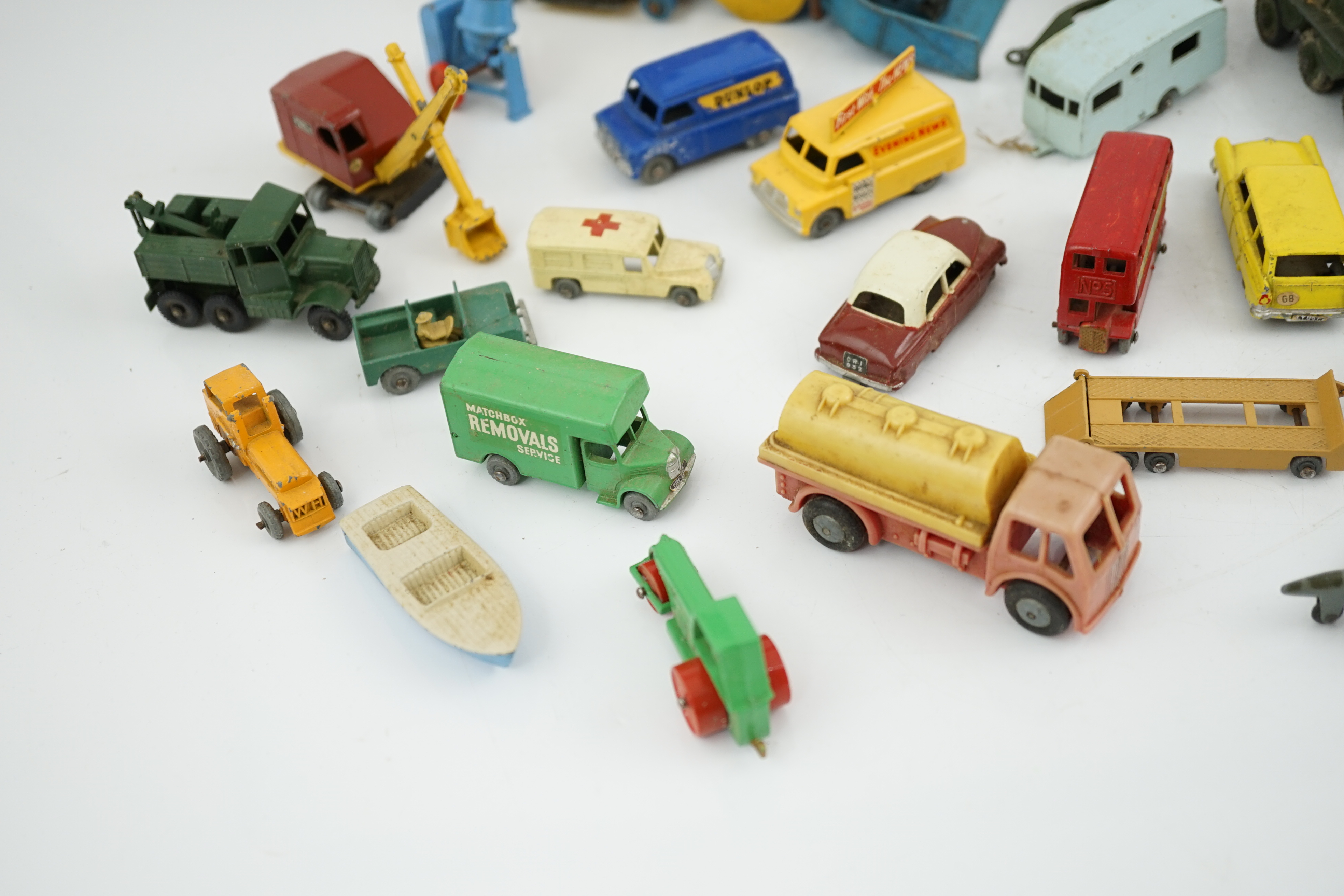 Thirty-eight diecast vehicles by Dinky Toys, Corgi Toys, Matchbox, etc. including a Spot-On BMW - Image 2 of 20