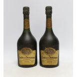 Two bottles of 1971 Taittinger champagne