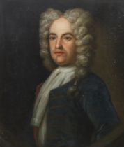 Early 18th century, English School, oil on canvas, Portrait of a gentleman, possibly Charles Talbot,
