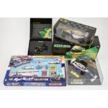 Twenty-one diecast motor racing related models by Onyx, Minichamps, Bburago, etc. including; three