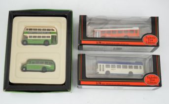 Thirty-two boxed EFE diecast buses, coaches, gift sets, etc. and one Britbus, operators including;