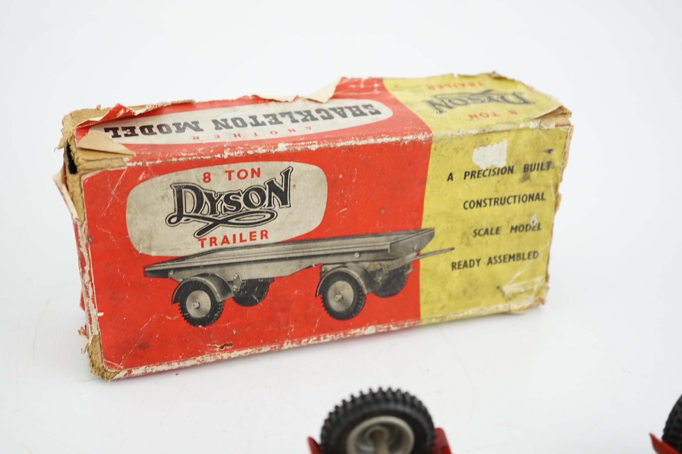 A Shackleton Dyson 8-ton trailer in green, with the remains of an original box - Image 4 of 4