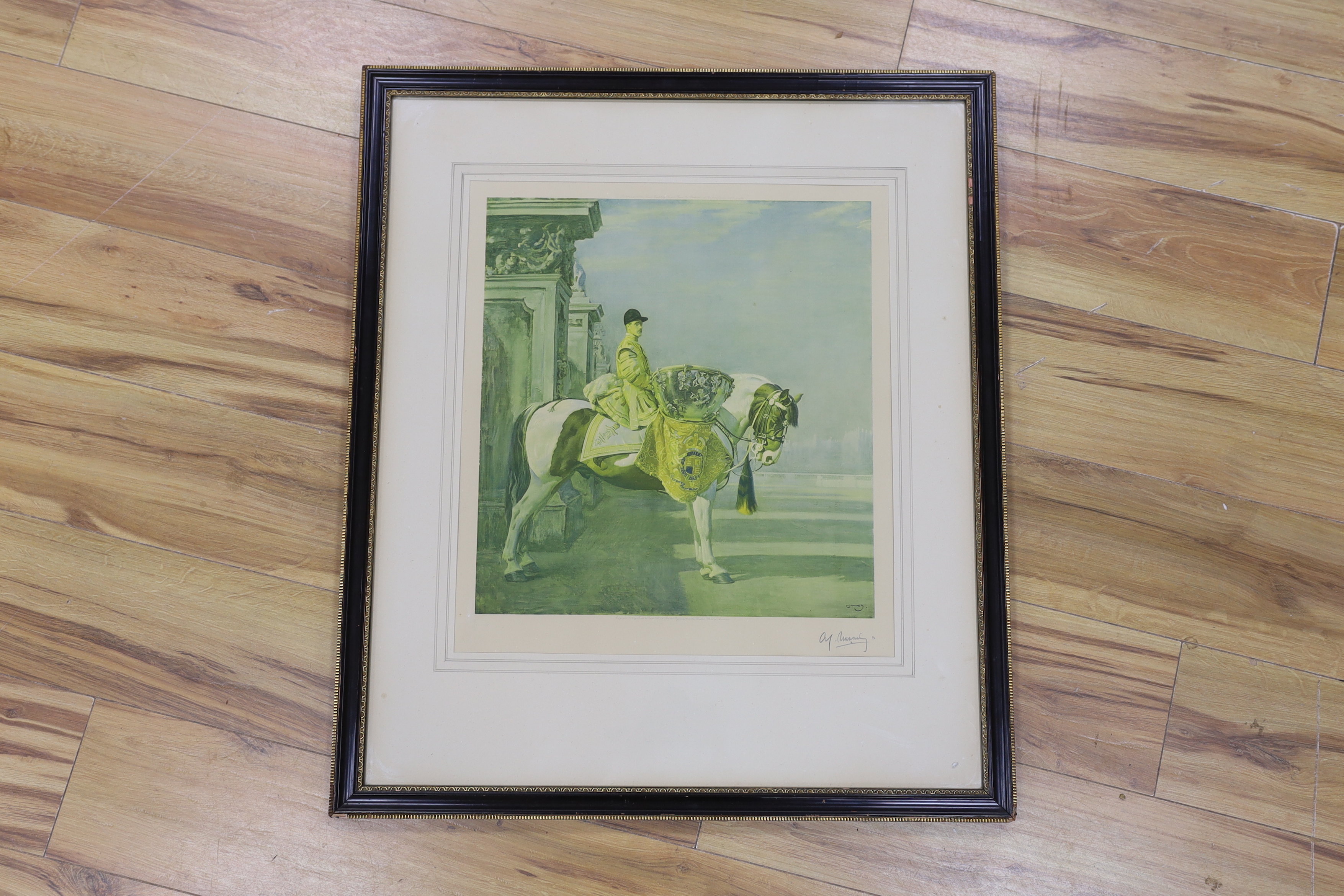 Sir Alfred James Munnings P.R.A., R.W.S. (British, 1878-1959), limited edition print, ‘The Drummer’’ - Image 2 of 4