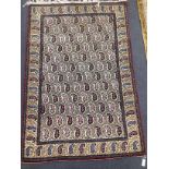 A Qum boteh carpet, 205 x 138cm