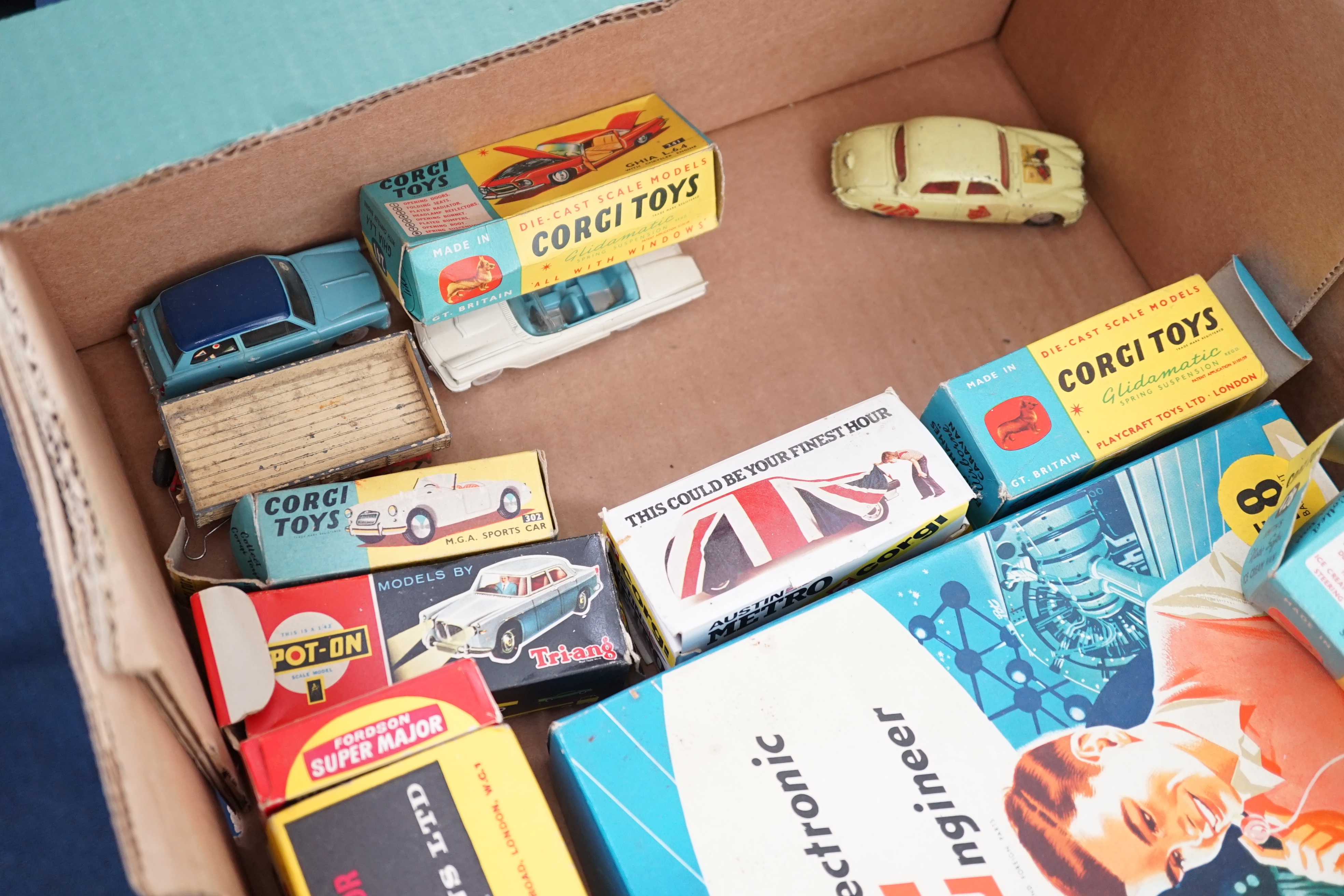 A collection of diecast vehicles etc. by Britains, Spot-on, Corgi Toys, etc. Including a boxed - Image 3 of 6